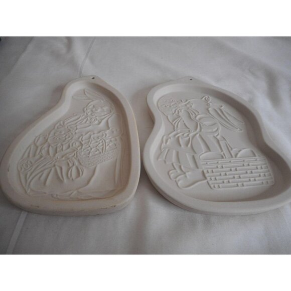1996 & 1997 Longaberger Pottery Easter Cookie Mold - Picture 2 of 5